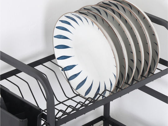 Verk Group Отцедник За Мивка От Метал Черен 42x46x42см