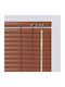 BetterHome 837285 Aluminum Blinds in Brown Color P80xH80cm