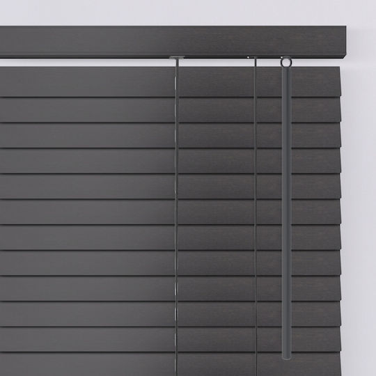 BetterHome 815222 Щора За Засенчване От Дърво В Сив Цвят Ширина 100хВисочина 80см