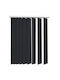 BetterHome 627090 Fabric Shading Blind In Black Colour W140xH250cm