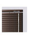 BetterHome 836492 Jalousie & Rollläden Aluminium in Braun Farbe P100xHö180cm