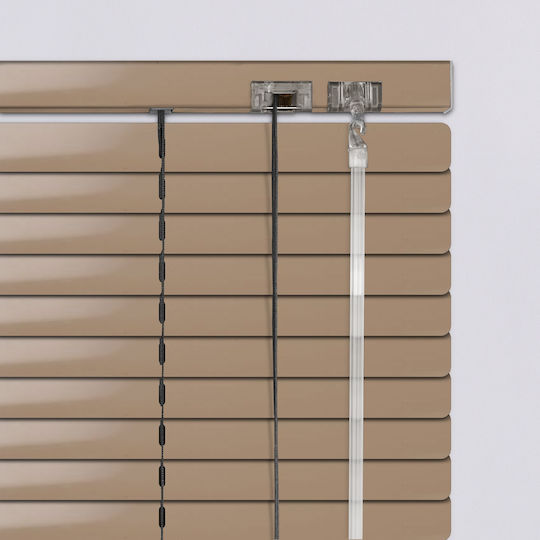 BetterHome 836110 Aluminum Shading Blind In Brown Colour W80xH80cm