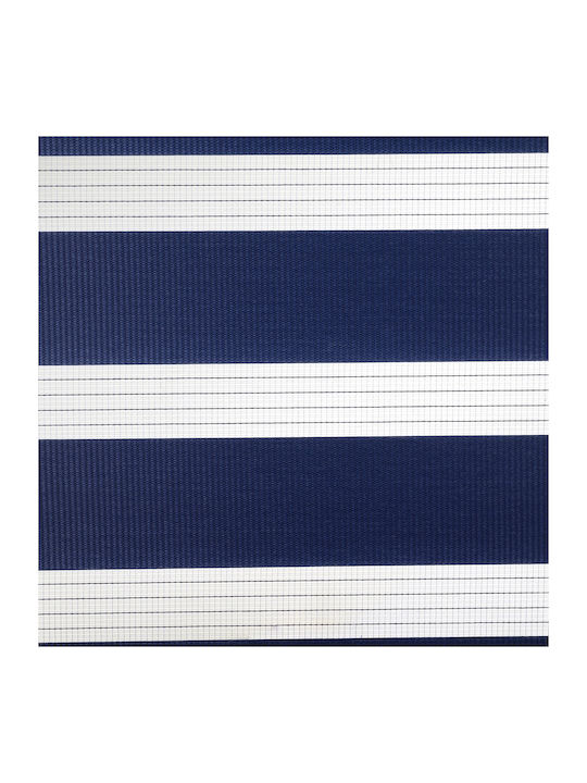 BetterHome Roller Blinds 525875 Partial Blackout Double Blue W120xH120cm MHB-7546-40-120x120