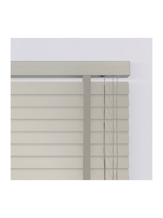 BetterHome 805283 Στόρι Σκίασης Ξύλινο σε Εκρού Χρώμα Π80xΥ100εκ.