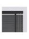 BetterHome 825730 Στόρι Σκίασης Αλουμινίου σε Μαύρο Χρώμα Π80xΥ200εκ.