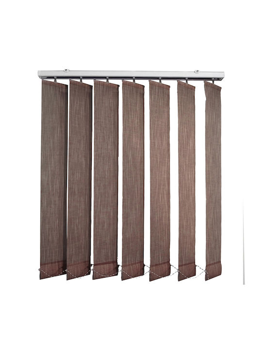 BetterHome 624014 Jalousie & Rollläden Stoff in Braune Farbe P160xH100cm