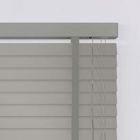 BetterHome 805286 Στόρι Σκίασης Ξύλινο σε Γκρι Χρώμα Π80xΥ160εκ.