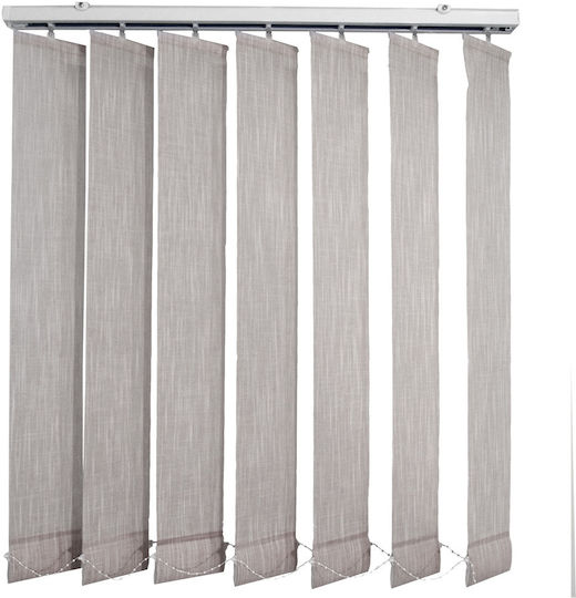 BetterHome 624075 Στόρι Σκίασης Υφασμάτινο σε Γκρι Χρώμα Π160xΥ100εκ.