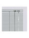 BetterHome 846001 Jalousie aus Aluminium in Weißer Farbe P120xHöhe 100cm