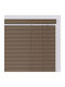 BetterHome 815214 Wooden Blinds in Brown Color P100xH140cm