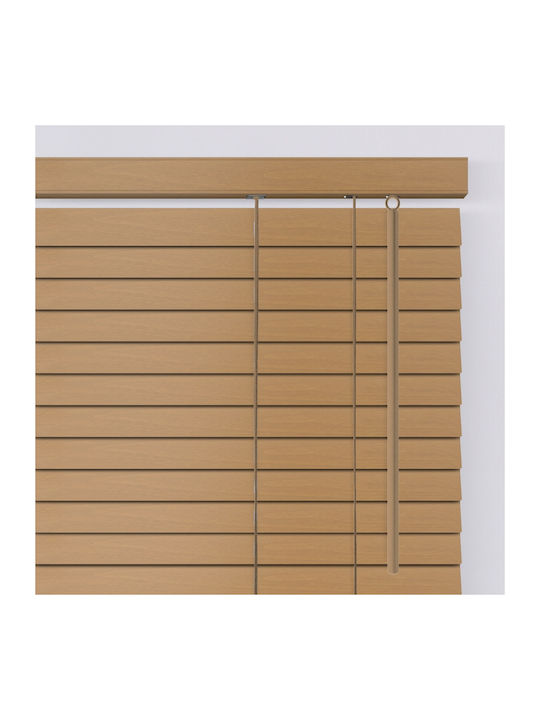 BetterHome 815212 Wooden Blinds in Brown Colour P100xH120cm