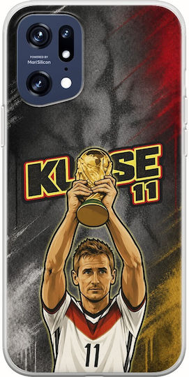 Θήκη World Stars Collection Miroslav Klose Oppo Find X5 Pro 5g Flexible Tpu Διάφανη Σιλικόνη
