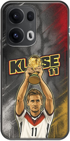 World Stars Collection Case Miroslav Klose Oppo Reno 13 Pro 5g Black TPU Black Silicone