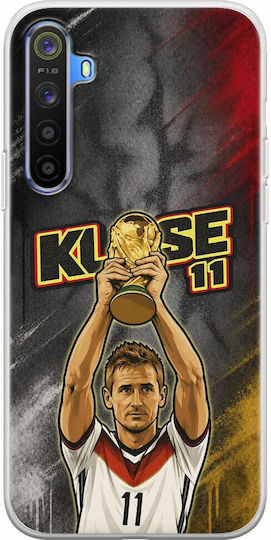 World Stars Collection Miroslav Klose Realme 6 Flexible TPU Transparent Silicone Case