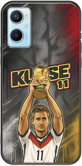 Mobile Phone Case World Stars Collection Miroslav Klose Oppo A96 4g Black TPU Black Silicone