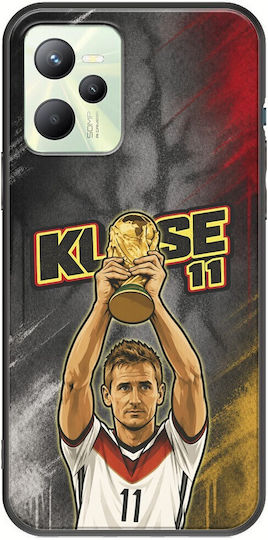 Калъф World Stars Collection Miroslav Klose Realme Narzo 50A Prime Черен TPU Силикон