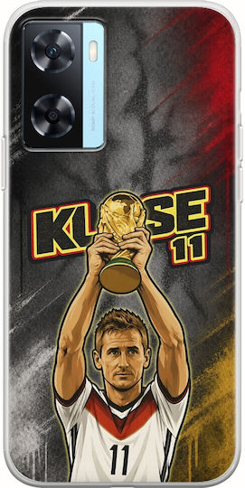 Θήκη World Stars Collection Miroslav Klose Oppo A77 5g Flexible Tpu Διάφανη Σιλικόνη