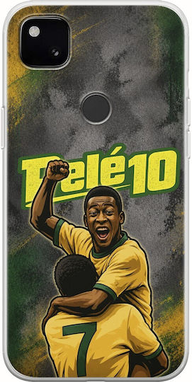Калъф World Stars Collection Pele Google Pixel 4a 4g Гъвкав TPU Прозрачен Силикон