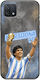 Θήκη World Stars Collection Diego Maradona Oppo A16k Black Tpu Μαύρη Σιλικόνη