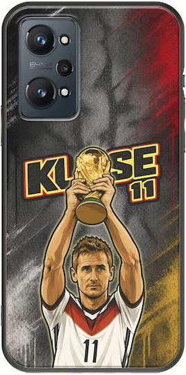 Калъф World Stars Collection Miroslav Klose Realme GT 2 5G Черен TPU Силикон
