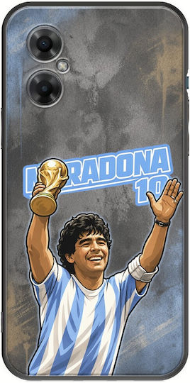 Калъф World Stars Collection Diego Maradona Xiaomi Poco M4 5G Черен TPU Силикон