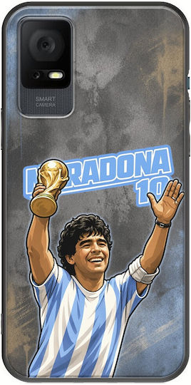 Калъф World Stars Collection Diego Maradona Tcl 406 Черен Tpu Силикон