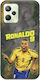 World Stars Collection Ronaldo Realme Narzo 50a Prime Black TPU Silicone Case