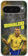 Husă World Stars Collection Ronaldo Google Pixel 9 5G TPU Flexibil Silicon Transparentă