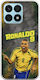 Калъф World Stars Collection Ronaldo Honor X8a Гъвкав TPU Прозрачен Силикон