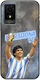 Калъф World Stars Collection Diego Maradona Tcl 501 Черен Tpu Силикон