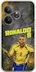 Husă World Stars Collection Ronaldo Realme GT 6T 5G TPU Flexibil Silicon Transparent