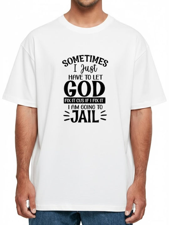 Oversized T-shirt Live Your Life No Regrets Don...