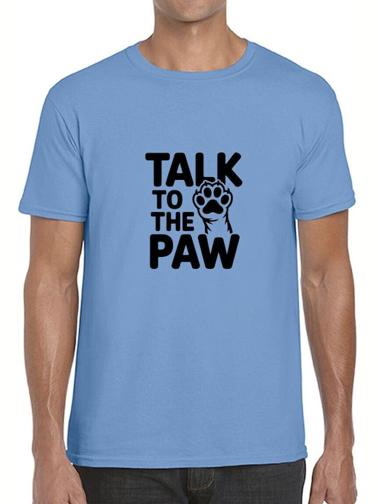 T-shirt Talk To Paw Paw Print Pop Culture Carol...