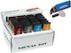 Set autocolante reparare anvelope Lezyne Metal Kit Box 24 Mix