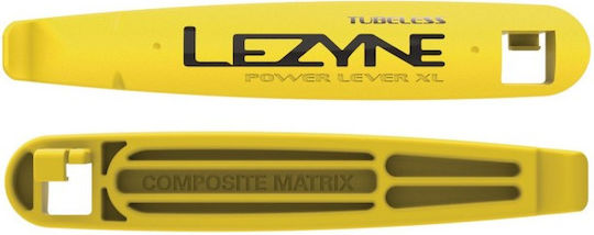 Manete de anvelope pentru bicicletă Lezyne Tubeless Power Lever XL Galben