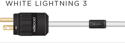 Nordost Καλώδιο Ηχείου Ατερμάτιστο 1.5m WHITE-LIGHTNING-3-POWER-1.5M