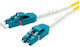 Roline Fiber-Optik-Steckverbinder LC-LC 0,5 m Gelbe Netzwerkkabel
