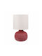 Lightex Tischlampen mit Roter Farbe und Basis