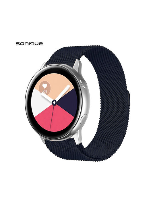 Sonique Tragbares Band Rostfreier Stahl Marineblau Galaxy Watch4/5/6/7/FE/4 Classic/6 Classic/5 Pro Huawei Watch GT2 / GT3 (42mm) / GT3 Pro (43mm) Amazfit GTS 4 Realme Watch 2 Sonique Tragbares Band Rostfreier Stahl Marineblau Galaxy Watch4/5/6/7/FE/4 Classic/6 Classic/5 Pro Huawei Watch GT2 / GT3 (42mm) / GT3 Pro (43mm) Amazfit GTS 4 Realme Watch 2