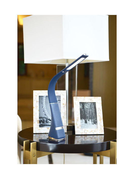 Desk Lamp LED Настолна лампа с Гъвкаво Рамо в Син Цвят