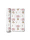 Bocioland Pătură Pepinieră Swaddling Bambus Roz 110x110cm
