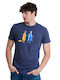 Aguafiestas Kukuxumusu Mens T-shirt Blue