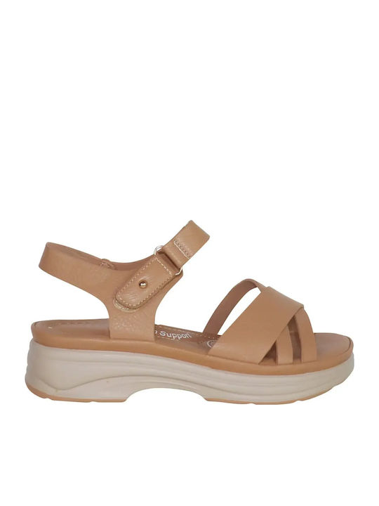 Women's Anatomic Flatforms Beige Sandals