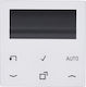 Jung Recessed Wall Switch for Rolling Shutters with Frame