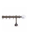 Import Hellas Metallic Curtain Pole No9 Single Ø25mm 140cm Bronze