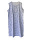 Nina Club Sommerliches Damen-Nachthemd Blau
