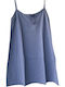 Nina Club Sommerliches Damen-Nachthemd Hellblau