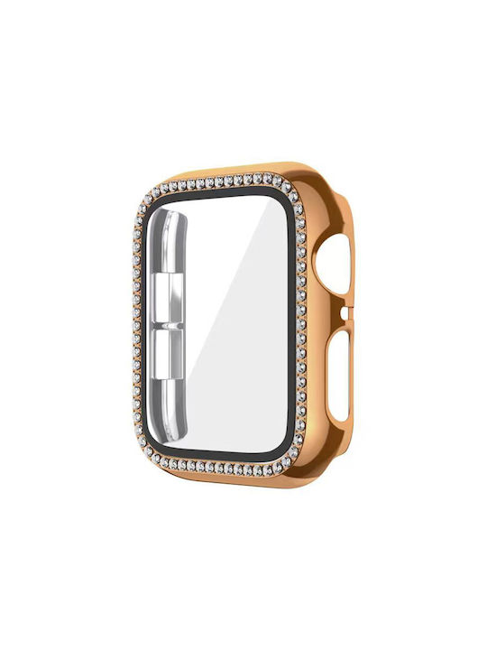 Sonique Carcasă din Plastic cu Sticlă Călită Bronz pentru Apple Watch 44mm Huawei Watch 4 Sonique Carcasă din Plastic cu Sticlă Călită Bronz pentru Apple Watch 44mm Huawei Watch 4