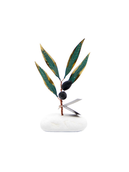 Alexandros Handmade Tabletop Decor Olive Branch Classic Green 8x13