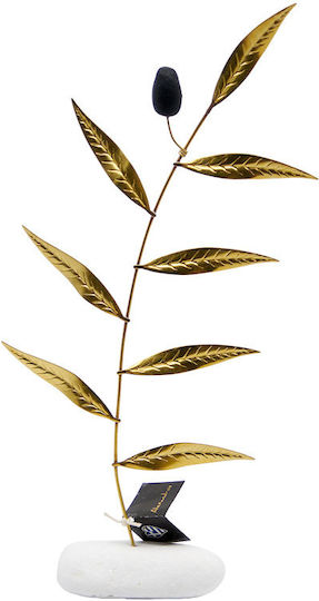 Alexandros Handmade Tabletop Decor Olive Branch Large Diagonal 11x24